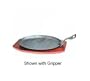 Cast Iron Steak Platter With Wood Underliner