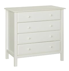 Da Vinci Roxanne 4-Drawer Dresser in Antique White