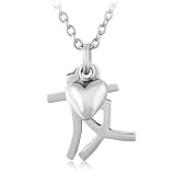 Chuvora .925 Sterling Silver Friendship Chinese Symbol Pendant Necklace with Dangling Heart 18”, Gift for a Friend, Best Friend Reviews