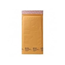 Quality Park Sealed Air Jiffy Lite Cushioned Mailers, Self Seal, #000, 4 x 8 Inches, Pack of 500 (SEL85628)