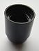 760.E27.SB.BLK ES bakelite lamp holder M10 plain skirt