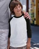 Excellent Quality 100% preshrunk cotton Raglan Baseball T-Shirt