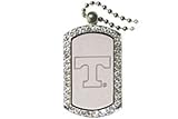 Crystal Dog Tag Tennessee Vols