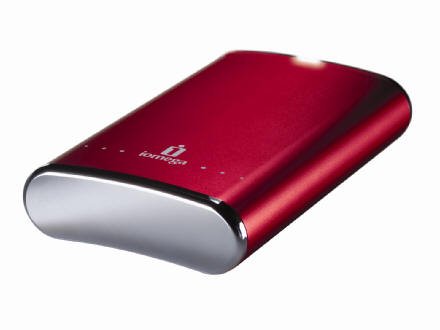 Iomega eGo Desktop Hard Drive, USB 2.0, 1TB, Ruby Red - 34267