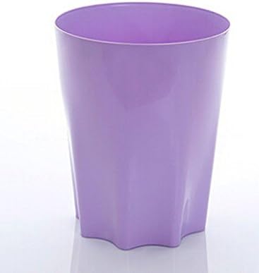 Octagonal Household Plastic Trash Without Cover (Purple)