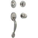 Kwikset Dakota Single Cylinder Handleset w/Polo Knob featuring SmartKey  in Satin Nickel