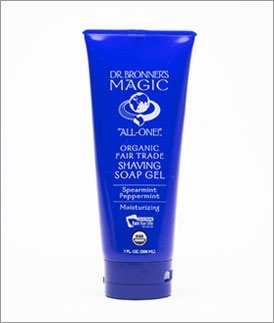 Dr. Bronner - Organic Shikakai Peppermint Shave Gel, 7 fl oz gel