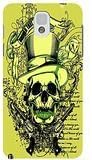 SEHOPEY Snap-on Protective Cell Phone Cases For Samsung Galaxy Note 3 Stylish Design with Skull Head Flowers Pattern
