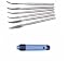 GROBET SWISS FILES HABILIS RIFFLER SET OF 6 WITH HANDLE