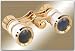 Adorama 3 x 25 Aida Focusing Opera Glass Binocular, White with Gold Trim