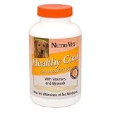 Nutri-Vet Healthy Coat Liver Flavored Chewables for Dogs (60-ct bottle)