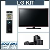 LG 42LE5500 42 inch Class 1080p LED Plus TV - Bundle - with LG LHB535 Network Blu-ray Home Theatre System & Monster MCC AVL300-S Home Theater Remote Controller