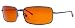 FUNK Sonnenbrille DOOM in gun mit orangenen Gläsern