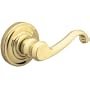 Schlage F394 CLT 605 LH Callington Interior Left Hand Dummy Lever, Polished Brass