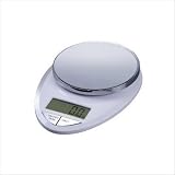 EatSmart Precision Pro Digital Kitchen Scale, White Chrome