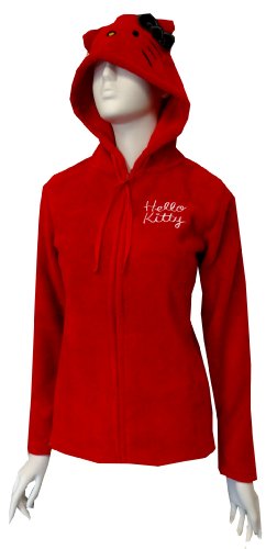 Hello Kitty Red Soft Plush Hoodie for women (Large) Picture