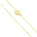 24K Gold 20 Diamond Cut Rolo Link Necklace
