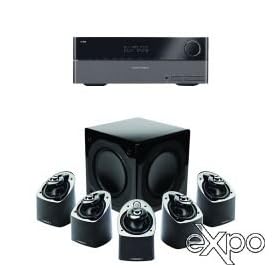 Mirage MX 5.1 Home Theater System and Harman Kardon AVR3650 7 x 85W 7.1-Channel A V Receiver by 