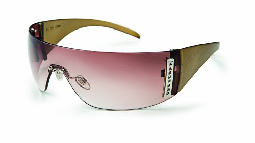 North by Honeywell W102 W100 Series Women's Safety Eyewear, Brown Frosted