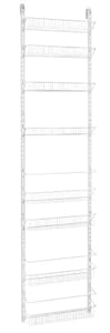 ClosetMaid Adjustable 8-Tier Wall and Door Rack, 18-Inch