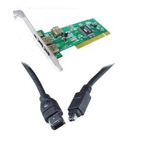 Ex-Pro DV Firewire iLink IEEE1394 Editing Kit, including PCI DV Editing Card, plus DV Cable for connection to Sony Camcorders with DV Output for Video Editing on your PC. Easy Install [Suitable for Canon, Hitachi, JVC, Panasonic, Samsung, Sanyo, Sharp, Sony Camcorders & more..]