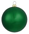 Matte Green Commercial Shatterproof Christmas Ball Ornament 3.25" (80mm)
