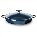Emeril Enameled Cast Iron 4-Quart Jambalaya Pan with Lid