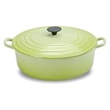 Le Creuset Enameled Cast-Iron 6-3/4-Quart Wide French Oven, Kiwi