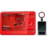 Creative Zen 4 GB Portable Media Player (Red) w/ Bonus Clear Keychain Case