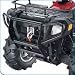 New Genuine Polaris ATV Accessories / Deluxe Front Brush Guard - 2005-08 Sportsman/Sportsman X2 / Black Wrinkle / pt # 2875173-418