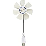 ARCTIC Breeze Mobile, USB-Powered 92mm Portable Fan, Portable Cooling Solution, Quiet Fan, Mini USB Fan, Mini Gooseneck Fan for laptop and PC - White