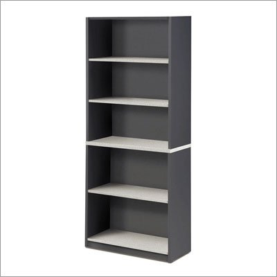 Bestar 8353-+-16 Classic 65" H Bookcase Finish: Granite & Graphite