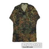 German Flecktarn BDU Jacket Large - paintball apparel