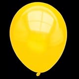 Citrine Yellow Latex Balloons (2 dz)