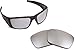 Seek Optics Compatible/Replacement Lenses for Oakley Full Cell Silver Mirror