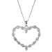 $25.95 Sterling Silver & Diamond-Accented Heart Pendant