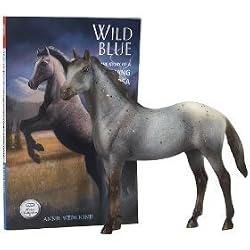 BREYER HORSES WILD BLUE CLASSICS HORSE AND BOOK SET