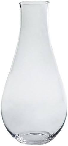 Vase, Decorative Vase, Glass Vase مزهرية ورد "Famous", H=60 cm, glass, transparent (CRISTALICA KINGDOM powered by CRISTALICA)