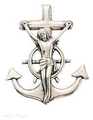 Sterling Silver Mariners Cross Religious Pendant