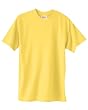 Hanes - 5.5 oz., 50/50 T-Shirt >> M,YELLOW