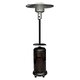 Garden Sun Tall Propane Patio Heater with Table - Hammered Gold (87)