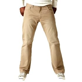 Dockers Men's Iconic 5 Pocket Flat Front Khaki
