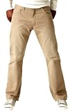 Dockers Men's Iconic 5 Pocket Flat Front Khaki