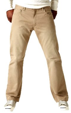 Dockers Men's Iconic 5 Pocket Flat Front Khaki