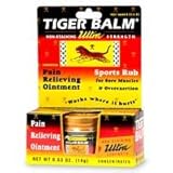 Tiger Balm Non-Staining Ultra Strength Sports Rub 0.63 Oz - 18 Gm Jar