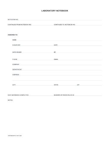 Image #2 of BookFactory® Lab Notebook