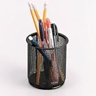 ELD22221 Pencil Holder, Round, Mesh, 3-3 4x4, Black by Rolodex(R)