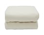 Tadpoles Organics Set of 2 Flannel Fitted Crib Sheets - White