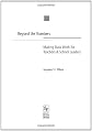 Beyond the Numbers: Making Data Work for Teachers & School Leaders