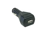 Produkt-Bild: USB Stromadapter, Zigarettenanz&uuml;nder 12V an USB A Buchse 5V